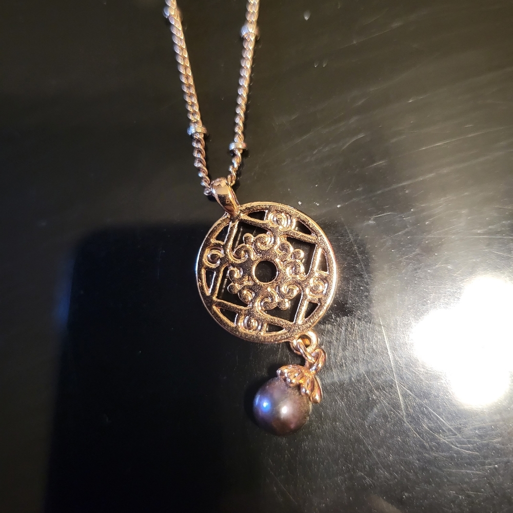2/$50 - Vantel Pearls Dark/Multi Pearl Necklace (8)